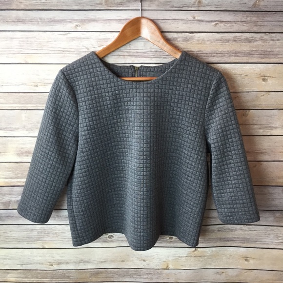 Anthropologie Tops - Sunday in Brooklyn | Quilted Cropped Pullover Sz M